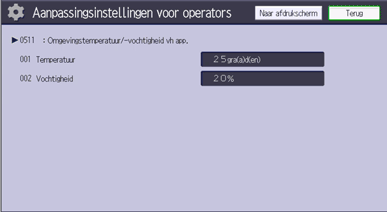 Afbeelding van bedieningspaneel