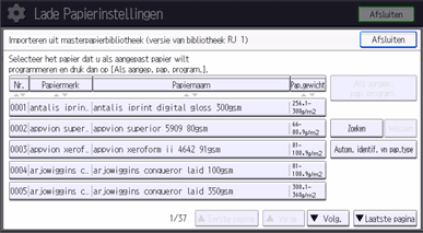 Afbeelding van bedieningspaneel