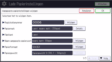 Afbeelding van bedieningspaneel