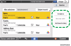 Afbeelding van bedieningspaneel