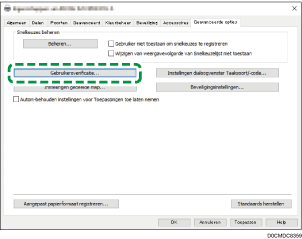 Illustratie stuurprogrammascherm