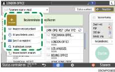 Afbeelding van bedieningspaneel