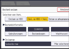 Afbeelding van bedieningspaneel