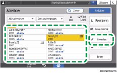 Afbeelding van bedieningspaneel