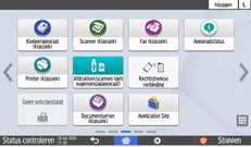 Afbeelding van bedieningspaneel