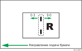 Иллюстрация опции "Настроить положение степлир.для буклета"