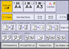 Bild på användarpanelens skärm