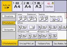 Bild på användarpanelens skärm