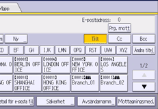 Bild på användarpanelens skärm
