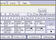 Bild på användarpanelens skärm