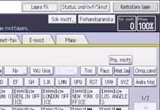 Bild på användarpanelens skärm