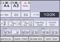 İşletim paneli ekran görseli