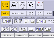 İşletim paneli ekran görseli