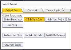 İşletim paneli ekran görseli