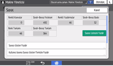 İşletim paneli ekran görseli