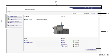 Web tarayıcısı ekranı resmi numaralı çağırma resmi