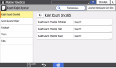 İşletim paneli ekran görseli