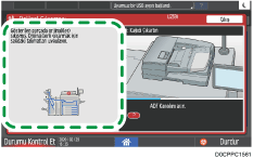 İşletim paneli ekran görseli
