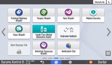 İşletim paneli ekran görseli