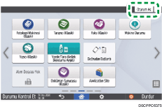 İşletim paneli ekran görseli