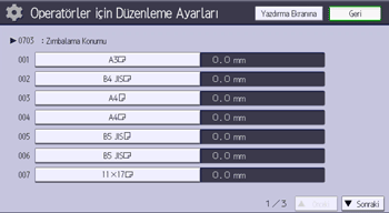 İşletim paneli ekran görseli