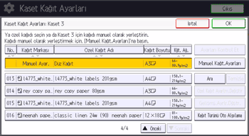 İşletim paneli ekran görseli