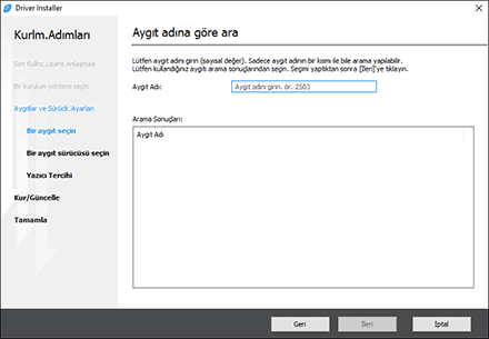 Sürücü yükleyici görseli