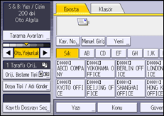 İşletim paneli ekran görseli