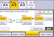 İşletim paneli ekran görseli
