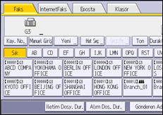 İşletim paneli ekran görseli