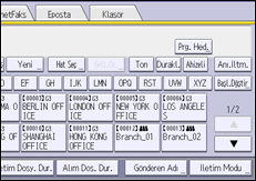 İşletim paneli ekran görseli