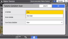 İşletim paneli ekran görseli