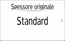 Illustrazione della schermata sul pannello operativo
