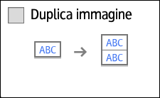 Illustrazione della schermata sul pannello operativo