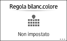 Illustrazione della schermata sul pannello operativo