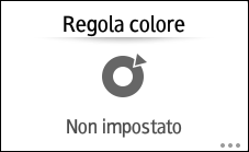 Illustrazione della schermata sul pannello operativo