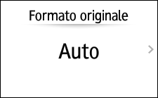Illustrazione della schermata sul pannello operativo
