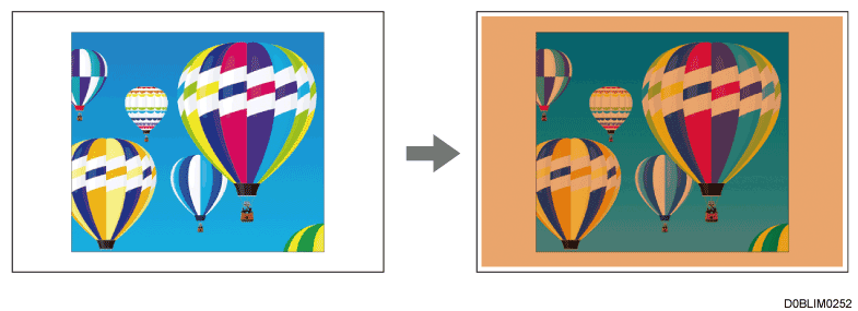 Illustrazione di sovrapposizione colore