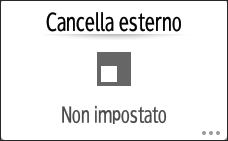 Illustrazione della schermata sul pannello operativo