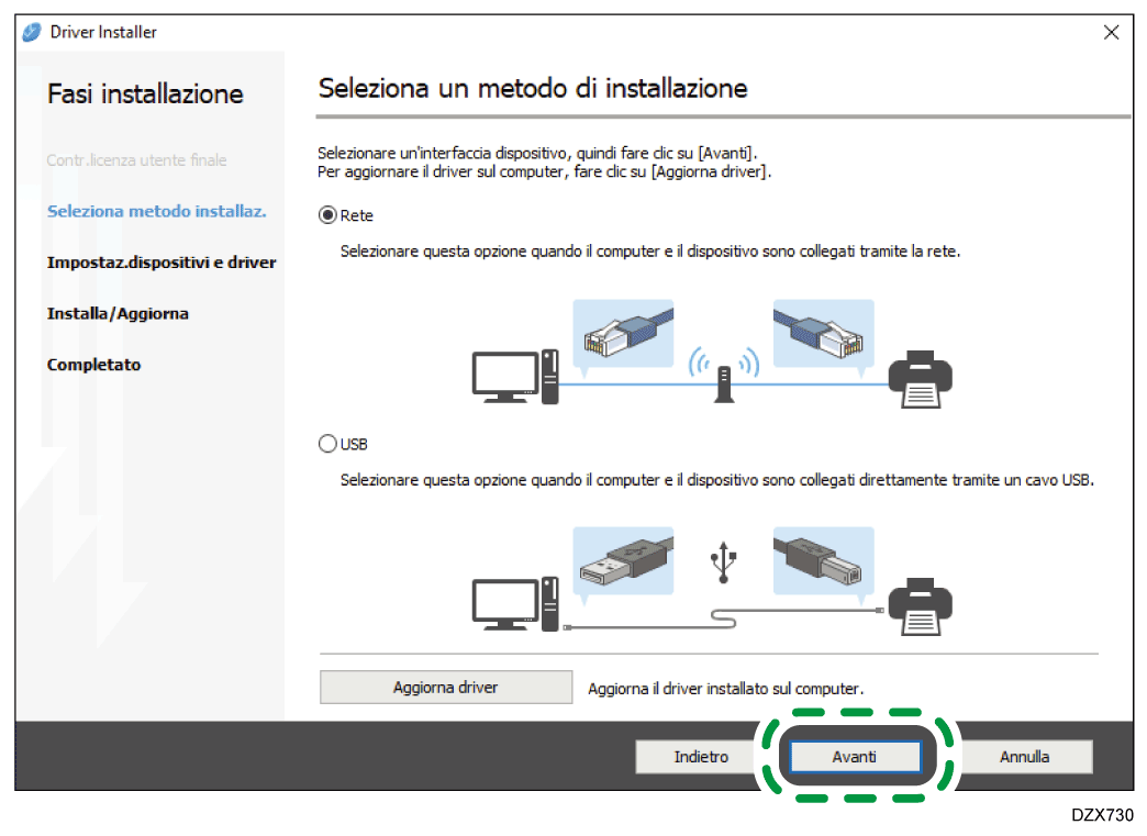 Immagine programma di installazione