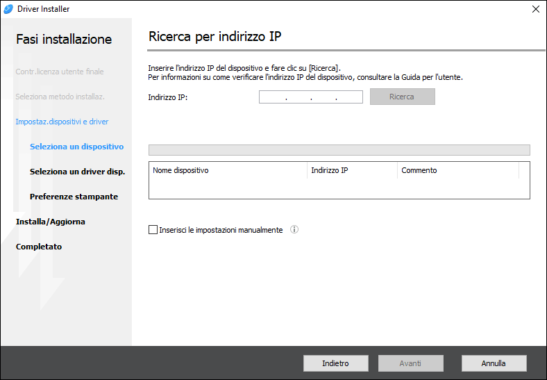 Immagine programma di installazione