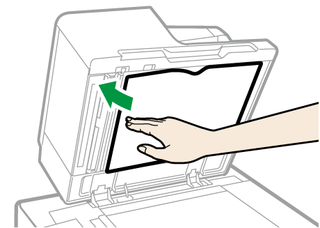 Illustrazione alimentatore automatico originali (ADF)