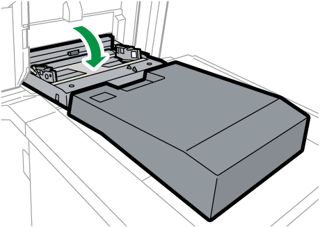 Illustrazione del vassoio per banner A3 LCIT