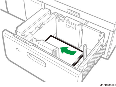 Illustrazione del vassoio carta