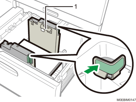 Illustrazione numerata del vassoio carta