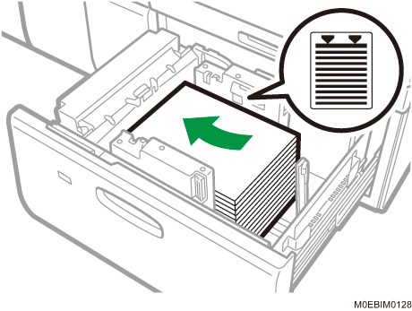 Illustrazione del vassoio carta