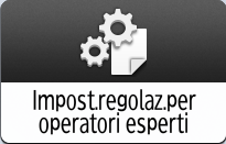 Illustrazione della schermata sul pannello operativo