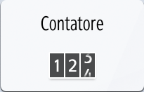 Illustrazione della schermata sul pannello operativo