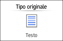 Illustrazione della schermata sul pannello operativo