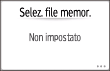 Illustrazione della schermata sul pannello operativo